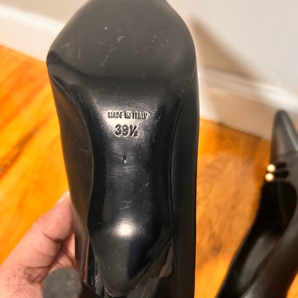 Chanel Vintage Pearl Straps Pointed Toe Pumps - Picture 5 of 6